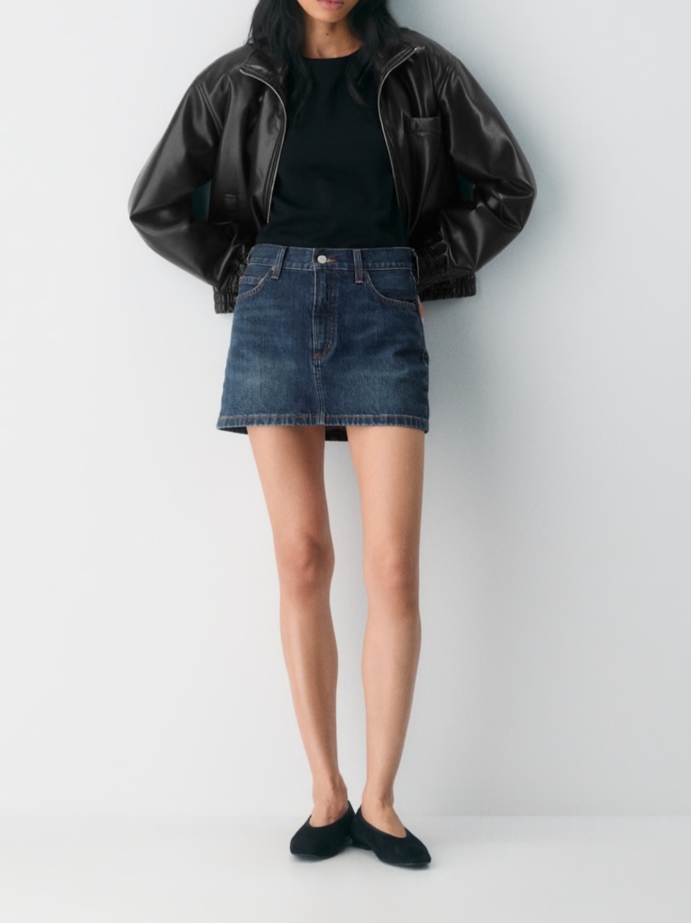 NWOT DENIM FORUM Jean Skirt Size 25